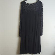 Load image into Gallery viewer, Whimsigoth Black Laced Hi-Lo Dress with Pockets Women's Size Small