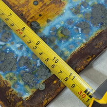 Load image into Gallery viewer, Wabi-Sabi Inspired Studio Pottery Platter Handmade Sculptural Ceramic Art Organic Modern 11x8