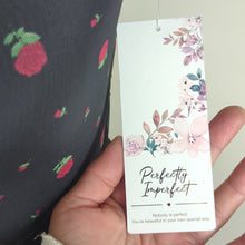 Load image into Gallery viewer, NWT Y2K Vibe Rose Print Stretch Sheer Black Mesh Sleeves Medium*