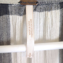 Load image into Gallery viewer, Free People Fall Festival Embroidered Jeweled Plaid Tunic Women's Size Small