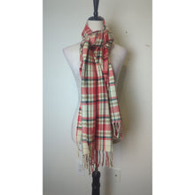 Load image into Gallery viewer, J.Crew Holiday Preppy Tartan Plaid Shawl Scarf Wrap One size