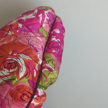 Load image into Gallery viewer, Vintage NWOT Rose Eleanor Shoulder Silk Bag Resin Chain Strap Pink