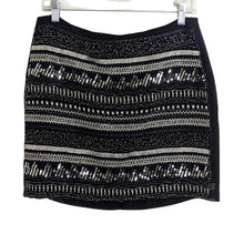 Load image into Gallery viewer, Festival Beaded Sequenced Embroidered Mini Skirt Women's Size 10