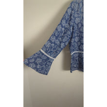 Load image into Gallery viewer, Fairycore Lightweight Chambray Pullover Top Bell Sleeves Women's L