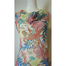 Load image into Gallery viewer, Boho Fairy Sheer Floral Midi/Max Beaded Sequined Dress Small