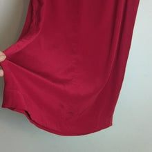 Load image into Gallery viewer, Silk Vintage 90's Faux Wrap Midi/Maxi Skirt Red Women's Size 12*