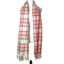 Load image into Gallery viewer, J.Crew Holiday Preppy Tartan Plaid Shawl Scarf Wrap One size