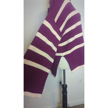 Load image into Gallery viewer, Cozy Tristan Sweater Plum Wide Sleeves Medium