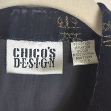 Load image into Gallery viewer, Vintage Chico's Silk Blend Cardigan Jacket Women's Small 4-6