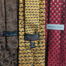 Load image into Gallery viewer, 3 Silk Tie Bundle Paisley , Polkadot, Scalloped