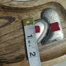 Load image into Gallery viewer, Vintage Western Button Covers Southwestern Wolf Heart Cowboy Boot