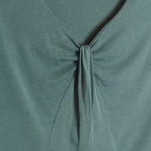 Load image into Gallery viewer, Boden Basic V-Neck Gathered Top Lyocell & Cotton Women's 10