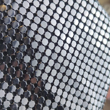 Load image into Gallery viewer, Vintage 80's Slinky Black Crossbody Purse With Art Deco Accents