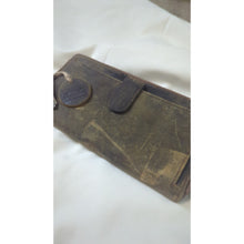 Load image into Gallery viewer, NWT Myra It's All Brown Leather Wallet S-171 Distressed Two Tone