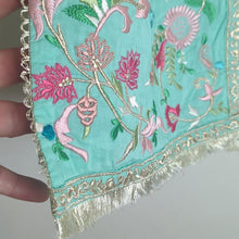 Load image into Gallery viewer, J. Girls Pakistan Kimono Jacket Embroidered With Fringe Girls Size 7/8