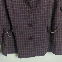 Load image into Gallery viewer, Vintage Y2K Plaid Academia Jacket Streetwear Women's Size Medium