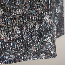 Load image into Gallery viewer, Glam Y2K Sequins Oversized Top Women's Size Small