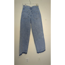 Load image into Gallery viewer, Retro Utility Streetwear High-rise Wide Straight Leg Raw Hem Jeans 6R