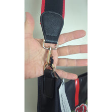 Load image into Gallery viewer, NWT Rockabilly Punk Revival Embroidered Rose Patchwork Crossbody Bag