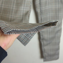 Load image into Gallery viewer, Academia Preppy Highwaisted Houndstooth Plaid Pants Women's Medium
