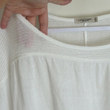 Load image into Gallery viewer, Made In Italy 100% Linen Pullover Top Semi-Sheer Women's Size 2X