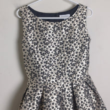 Load image into Gallery viewer, Fit & Flare Metallic Floral Formal Dress Girls Size 7/8