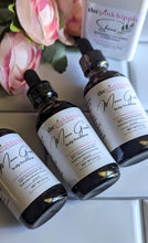 Load image into Gallery viewer, Mane Growth Scalp & Hair Serum Herbal Infused Amber Glass Bottle 2 oz Essential Oils Rosemary Lavender Clove