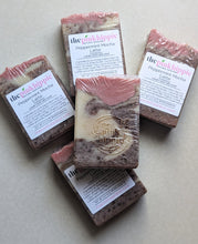 Load image into Gallery viewer, Peppermint Mocha Latte Soap 4.5 oz Goat Milk & Organic Coffee Exfoliation Peppermint