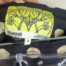 Load image into Gallery viewer, Festival Scalloped Polkadot Mini Skirt Cotton &amp; Silk Women's Size 4
