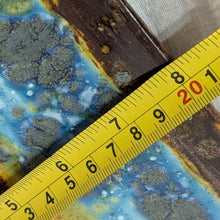 Load image into Gallery viewer, Wabi-Sabi Inspired Studio Pottery Platter Handmade Sculptural Ceramic Art Organic Modern 11x8
