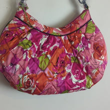Load image into Gallery viewer, Vintage NWOT Rose Eleanor Shoulder Silk Bag Resin Chain Strap Pink

