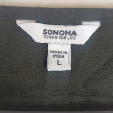 Load image into Gallery viewer, Boho Embroidered Velour Detail Pullover Top Women's Size Large
