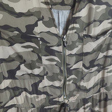 Load image into Gallery viewer, Mini Challis Zip-Front Shirt Dress Camp Women's Size 2X
