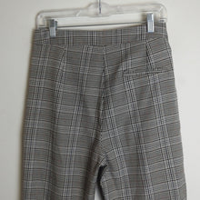 Load image into Gallery viewer, Academia Preppy Highwaisted Houndstooth Plaid Pants Women's Medium
