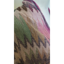 Load image into Gallery viewer, Boho Chic Meets Fairygrunge Chevron Artsy Oversized Scarf  Soft with Fringe
