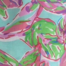 Load image into Gallery viewer, Lilly Pulitzer Infinity Scarf Pink Turquoise Style #4628 Tropical Resort Wear
