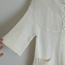 Load image into Gallery viewer, Y2K Chunky Button Cardigan Cropped Wool Blend Women&#39;s Medium*
