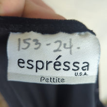 Load image into Gallery viewer, Vintage 90's / Y2K Black Velvet Top Silver Shimmer Women's MP
