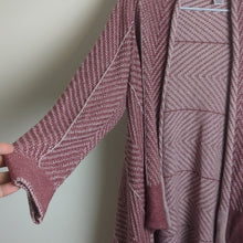 Load image into Gallery viewer, LOGO Boho Coastal Cowgirl Longline Cardigan Women's Large
