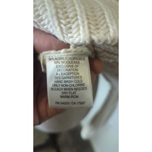 Load image into Gallery viewer, Ski Lodge Minimalist Cozy Waffle Knit Zip Wool Blend Cardigan Women's M*
