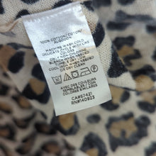 Load image into Gallery viewer, Boho Animal Print Button-down Soft Cardigan Women's Size Small
