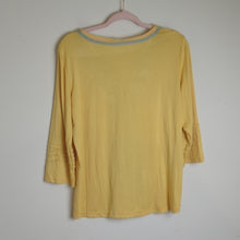 Load image into Gallery viewer, LIV Los Angeles Anthropologie Embroidered Yellow Women's Medium
