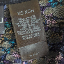 Load image into Gallery viewer, Fairycore Whimsigoth Semi-shear Lace Top With Jewel Embellishment XS
