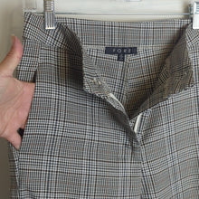 Load image into Gallery viewer, Academia Preppy Highwaisted Houndstooth Plaid Pants Women's Medium
