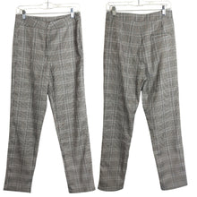 Load image into Gallery viewer, Academia Preppy Highwaisted Houndstooth Plaid Pants Women's Medium
