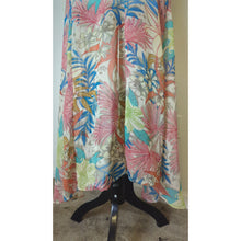 Load image into Gallery viewer, Boho Fairy Sheer Floral Midi/Max Beaded Sequined Dress Small
