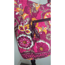 Load image into Gallery viewer, Retired Vera Bradley Carnaby Angel Medium Tote Pink Purple Boho Floral
