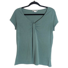 Load image into Gallery viewer, Boden Basic V-Neck Gathered Top Lyocell &amp; Cotton Women's 10
