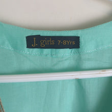 Load image into Gallery viewer, J. Girls Pakistan Kimono Jacket Embroidered With Fringe Girls Size 7/8

