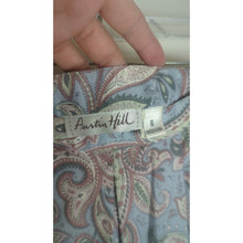 Load image into Gallery viewer, Boho Romantic Vintage Paisley Pleated Midi Skirt Women&#39;s Size 8
